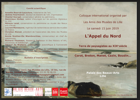 Colloque : l’Appel du Nord – Terre de paysagistes au XIX° siècle Colloque : l’Appel du Nord – Terre de paysagistes au XIX° siècle